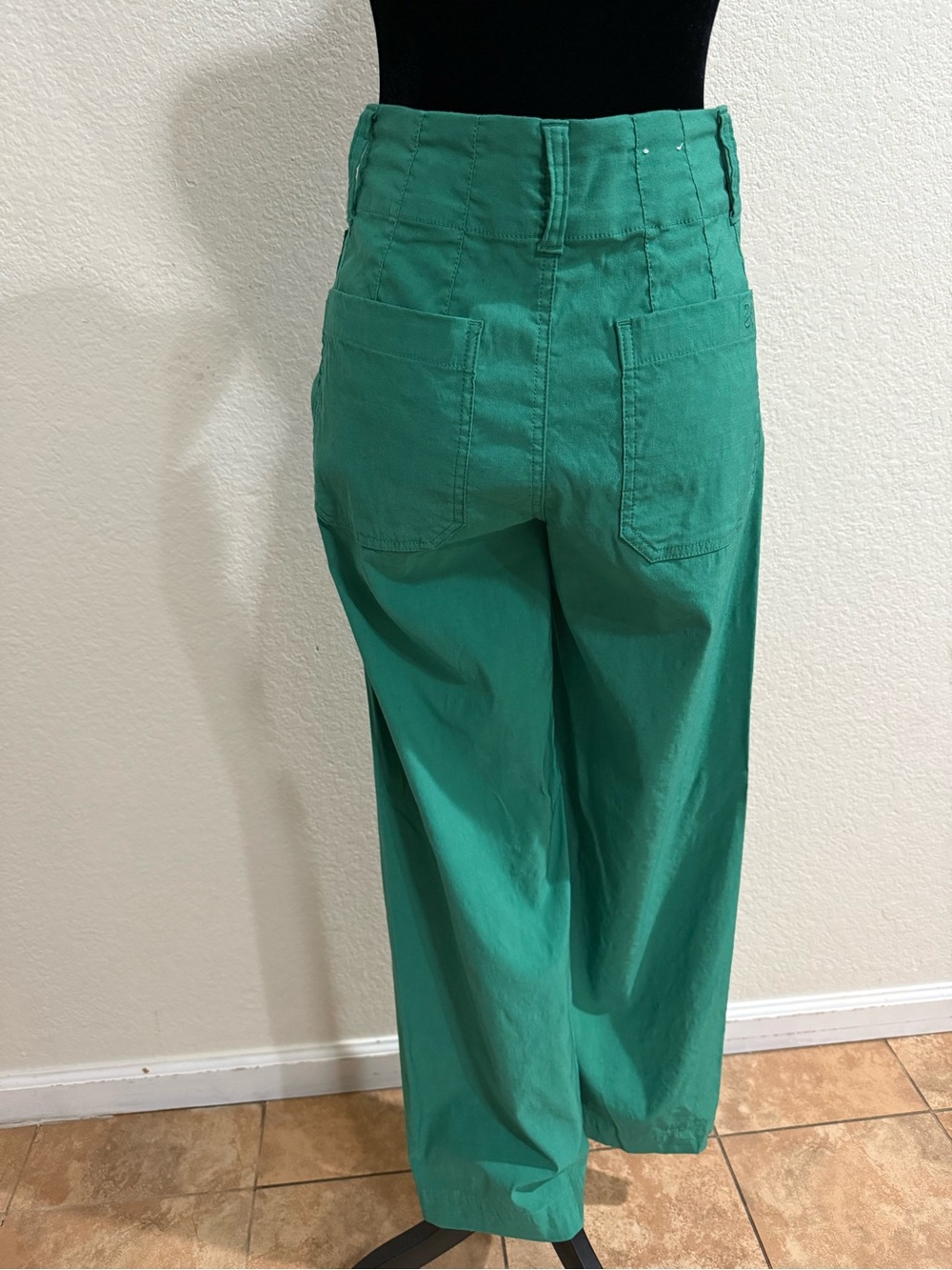 Maeve The Colette Green Wide Leg Pants Size 29 - Picture 2 of 9